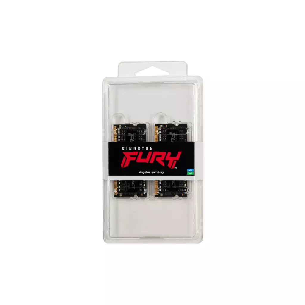 Модуль памяти для ноутбука SoDIMM DDR4 64GB (2x32GB) 2666 MHz Fury Impact Kingston Fury (ex.HyperX) (KF426S16IBK2/64) - 2
