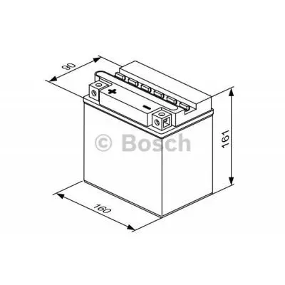 Аккумулятор автомобильный Bosch 16A (0 092 M4F 390) - 4 Аккумулятор автомобильный Bosch 16A (0 092 M4F 390) - 4