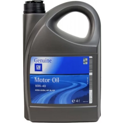 Моторное масло General Motors 10W-40, 4л (7156)