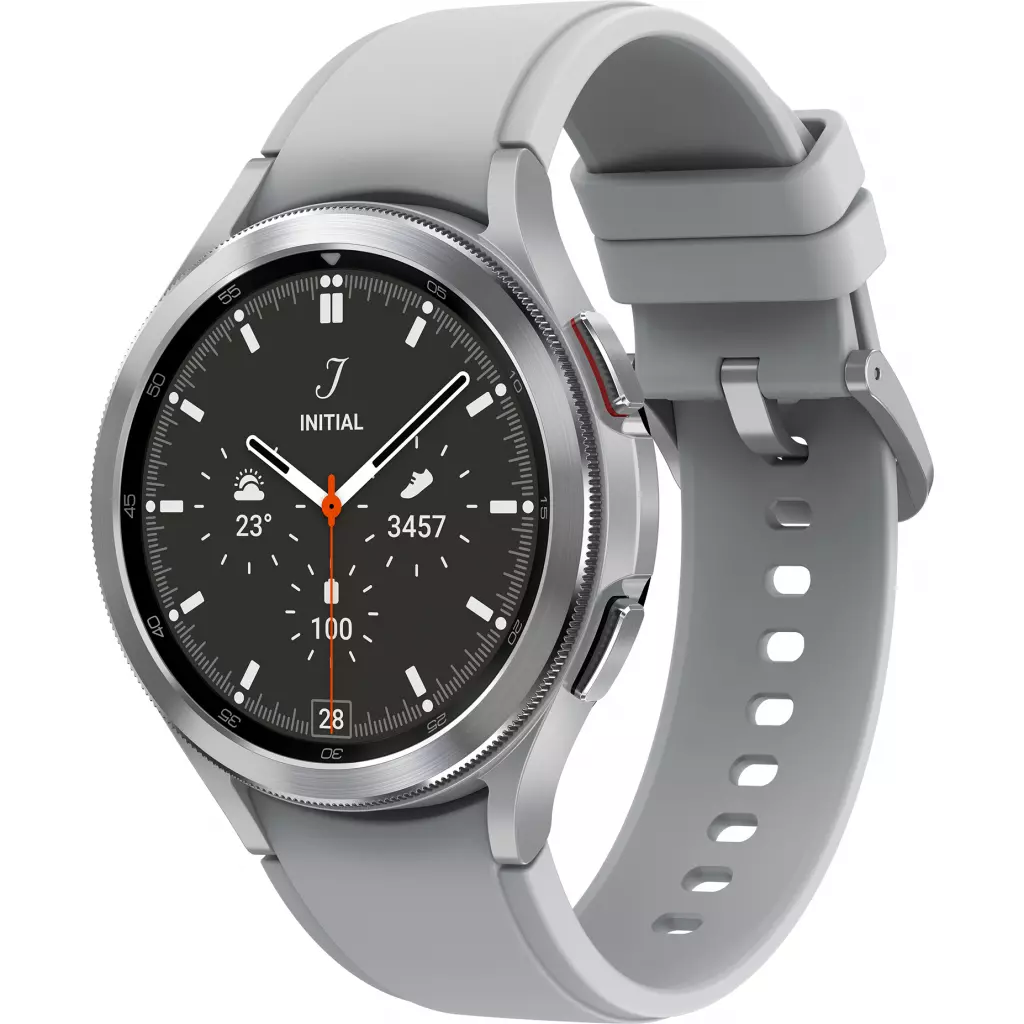 Смарт-часы Samsung SM-R890/16 (Galaxy Watch 4 Classic 46mm) Silver (SM-R890NZSASEK)