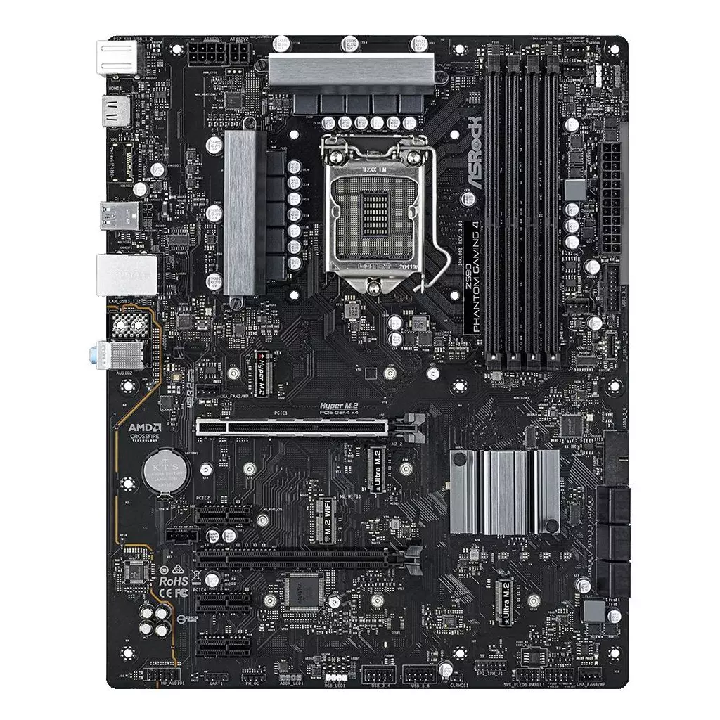 Материнская плата ASRock Z590 PHANTOM GAMING 4 - 1 Материнская плата ASRock Z590 PHANTOM GAMING 4 - 1