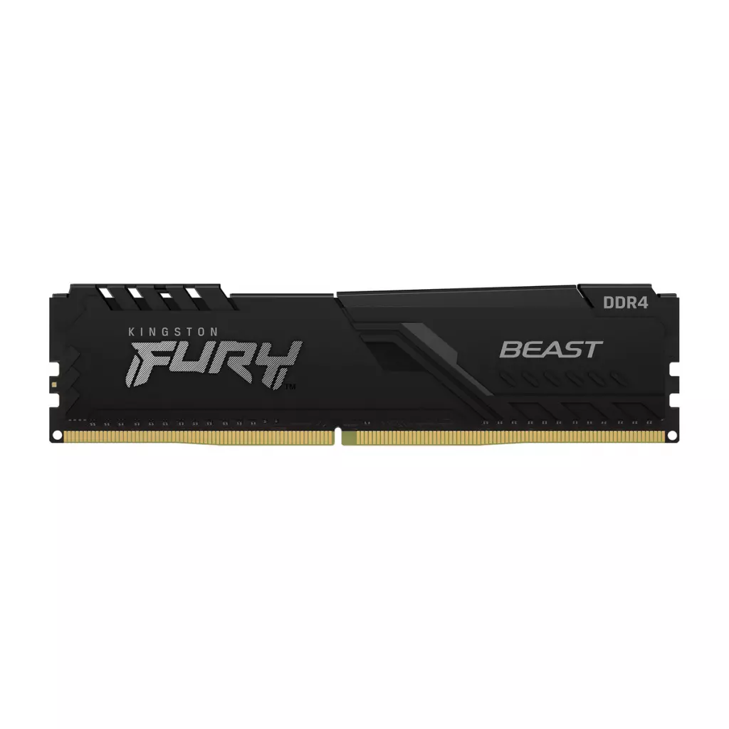 Модуль памяти для компьютера DDR4 8GB 2666 MHz Fury Beast Black Kingston Fury (ex.HyperX) (KF426C16BB/8) - 1 Модуль памяти для компьютера DDR4 8GB 2666 MHz Fury Beast Black Kingston Fury (ex.HyperX) (KF426C16BB/8) - 1