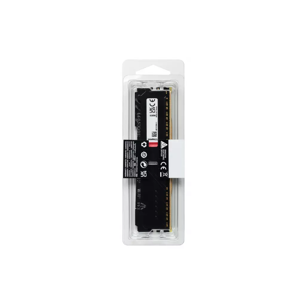 Модуль памяти для компьютера DDR4 4GB 2666 MHz Fury Beast Black Kingston Fury (ex.HyperX) (KF426C16BB/4) - 7 Модуль памяти для компьютера DDR4 4GB 2666 MHz Fury Beast Black Kingston Fury (ex.HyperX) (KF426C16BB/4) - 7