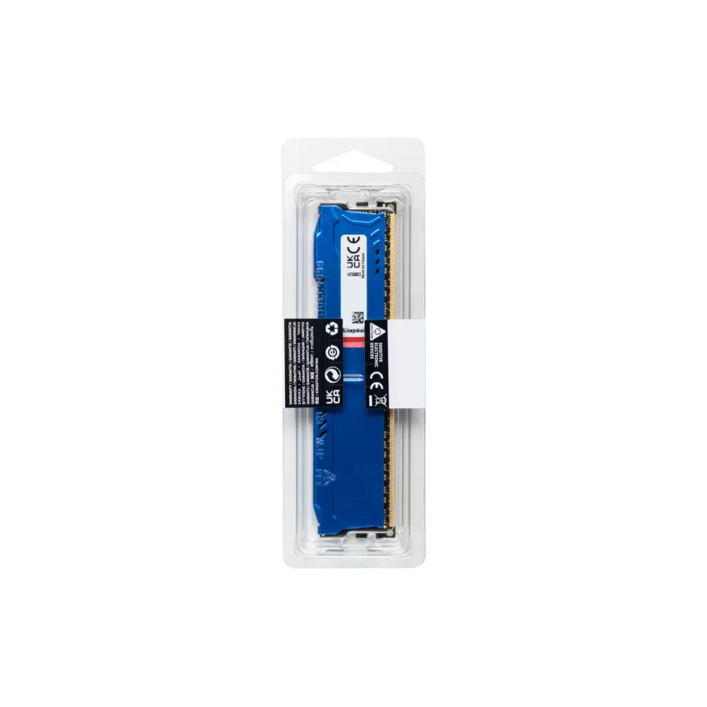 Модуль памяти для компьютера DDR3 16GB (2x8GB) 1866 MHz Fury Beast Blue Kingston Fury (ex.HyperX) (KF318C10BK2/16) - 5 Модуль памяти для компьютера DDR3 16GB (2x8GB) 1866 MHz Fury Beast Blue Kingston Fury (ex.HyperX) (KF318C10BK2/16) - 5