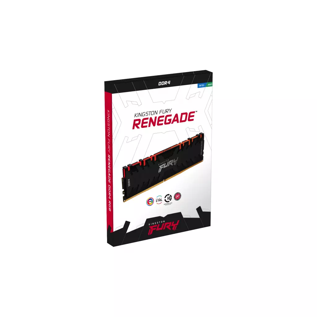Модуль памяти для компьютера DDR4 64GB (2x32GB) 3000 MHz Fury Renegade RGB Kingston Fury (ex.HyperX) (KF430C16RBAK2/64) - 10
