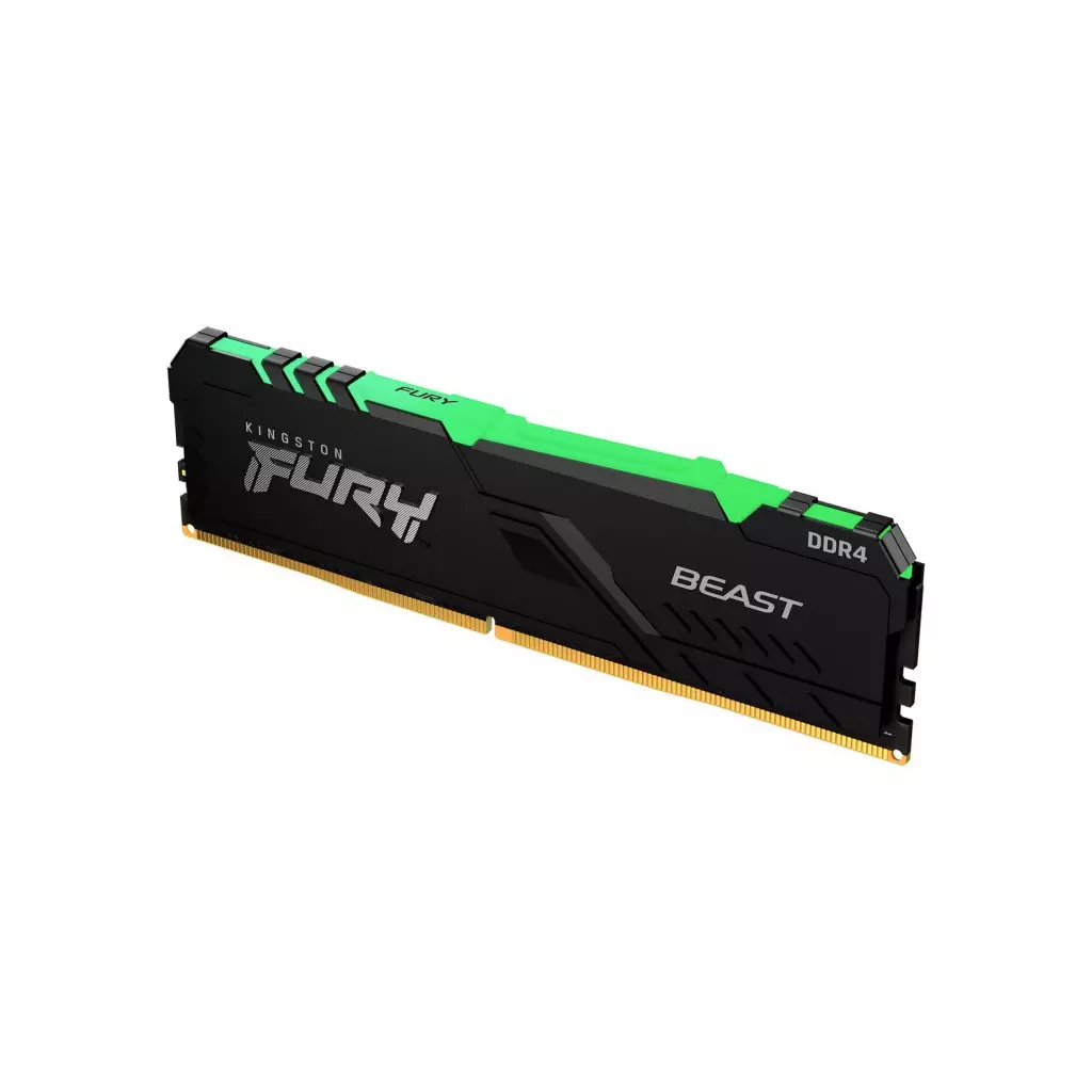 Модуль памяти для компьютера DDR4 16GB 2666 MHz FURY Beast RGB Kingston Fury (ex.HyperX) (KF426C16BBA/16) - 2 Модуль памяти для компьютера DDR4 16GB 2666 MHz FURY Beast RGB Kingston Fury (ex.HyperX) (KF426C16BBA/16) - 2