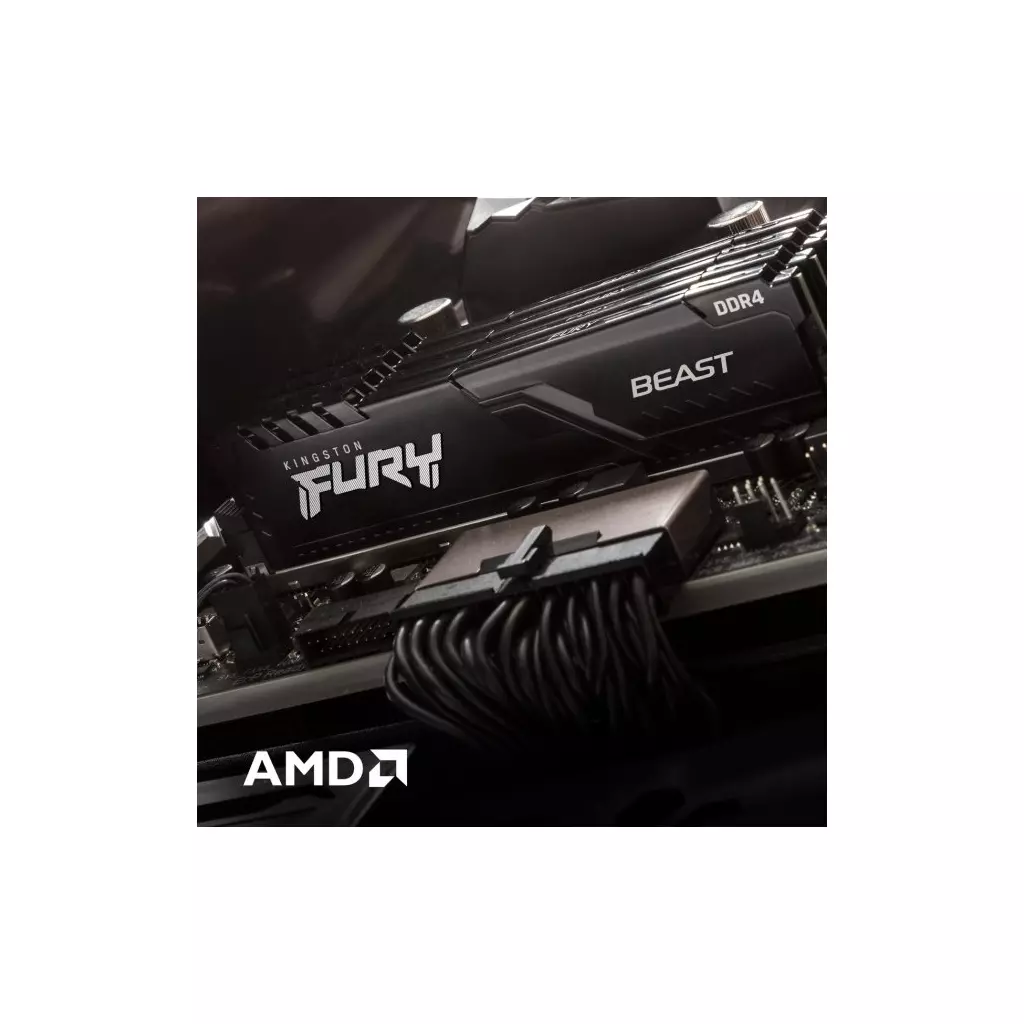 Модуль памяти для компьютера DDR4 16GB 3000 MHz FURY Beast Black Kingston Fury (ex.HyperX) (KF430C16BB/16) - 9 Модуль памяти для компьютера DDR4 16GB 3000 MHz FURY Beast Black Kingston Fury (ex.HyperX) (KF430C16BB/16) - 9
