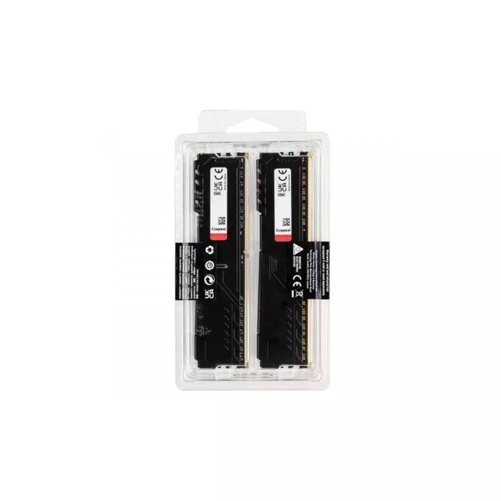 Модуль памяти для компьютера DDR4 32GB (2x16GB) 2666 MHz FURY Beast Black Kingston Fury (ex.HyperX) (KF426C16BBK2/32) - 2 Модуль памяти для компьютера DDR4 32GB (2x16GB) 2666 MHz FURY Beast Black Kingston Fury (ex.HyperX) (KF426C16BBK2/32) - 2