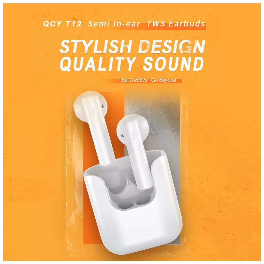 Наушники QCY T12 White - 7 Наушники QCY T12 White - 7