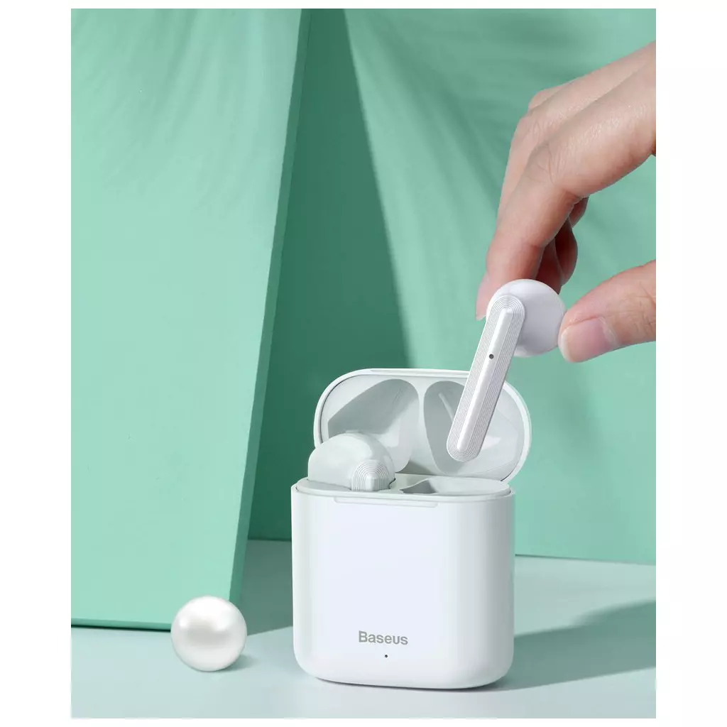 Наушники Baseus Encok TWS W09 White (NGW09-02) - 6 Наушники Baseus Encok TWS W09 White (NGW09-02) - 6