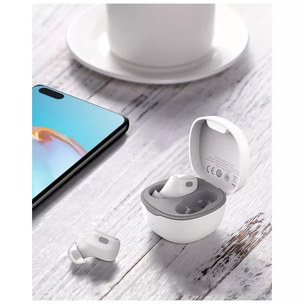 Наушники Baseus Encok TWS WM01 White (NGWM01-02) - 7 Наушники Baseus Encok TWS WM01 White (NGWM01-02) - 7