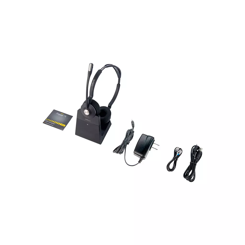 Наушники Jabra Engage 75 Stereo Black (9559-583-111) - 7 Наушники Jabra Engage 75 Stereo Black (9559-583-111) - 7