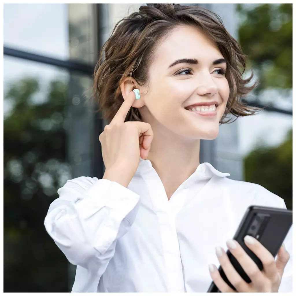 Наушники Baseus Encok TWS WM01 Green (NGWM01-06) - 6 Наушники Baseus Encok TWS WM01 Green (NGWM01-06) - 6