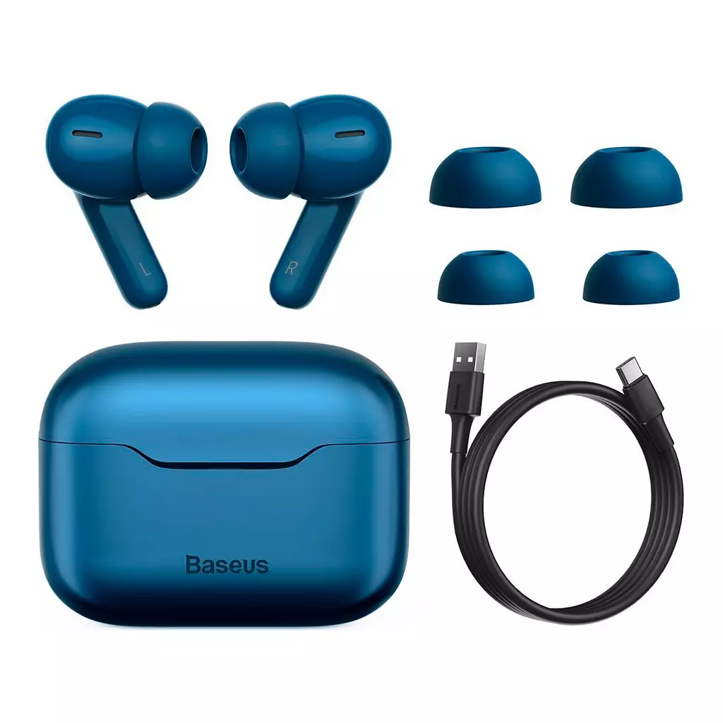 Наушники Baseus SIMU ANC True Wireles Earphones S1 Pro Blue (NGS1P-03) - 4 Наушники Baseus SIMU ANC True Wireles Earphones S1 Pro Blue (NGS1P-03) - 4