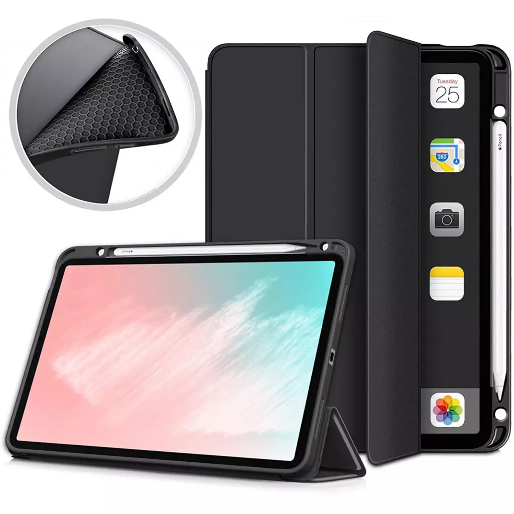 Чехол для планшета BeCover Direct Charge Pen Apple iPad Pro 12.9 2020/21/22 Black (706586) - 1 Чехол для планшета BeCover Direct Charge Pen Apple iPad Pro 12.9 2020/21/22 Black (706586) - 1