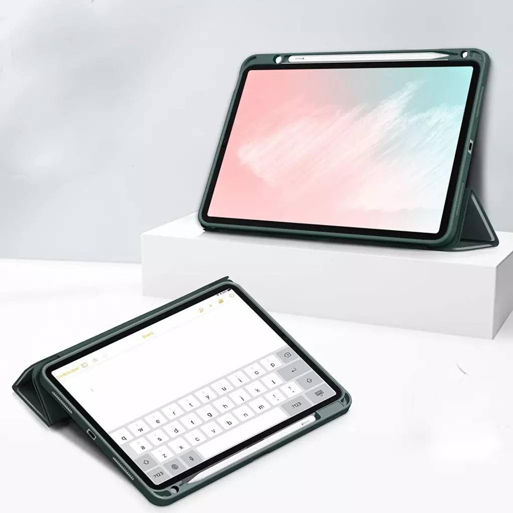 Чехол для планшета BeCover Direct Charge Pen Apple iPad Pro 12.9 2020/21/22 Dark Green (706590) - 3 Чехол для планшета BeCover Direct Charge Pen Apple iPad Pro 12.9 2020/21/22 Dark Green (706590) - 3