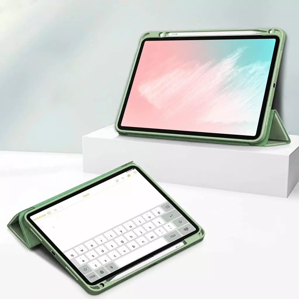 Чехол для планшета BeCover Direct Charge Pen Apple iPad Pro 12.9 2020/21/22 Green (706591) - 3 Чехол для планшета BeCover Direct Charge Pen Apple iPad Pro 12.9 2020/21/22 Green (706591) - 3