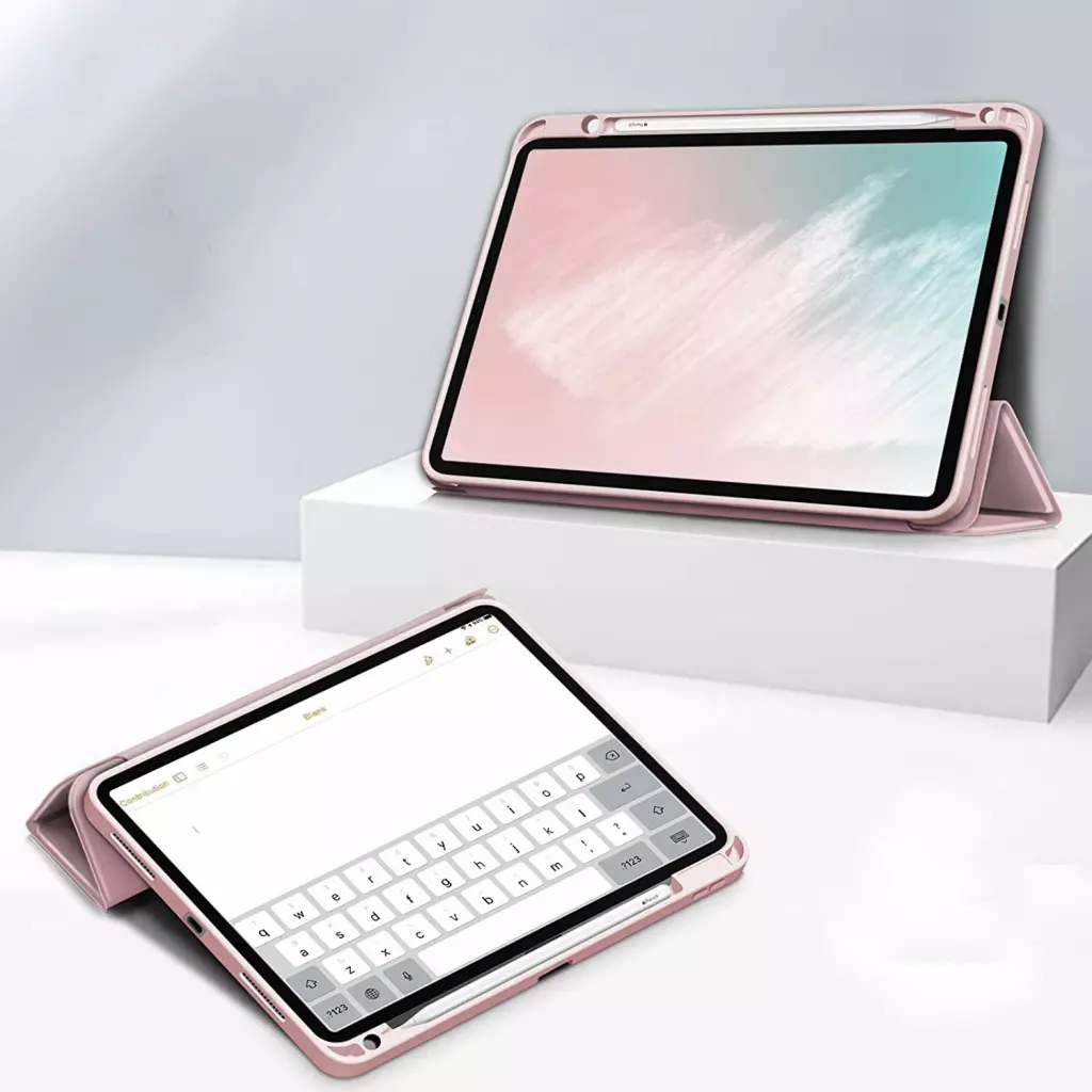 Чехол для планшета BeCover Direct Charge Pen Apple iPad Pro 12.9 2020/21/22 Pink (706592) - 3 Чехол для планшета BeCover Direct Charge Pen Apple iPad Pro 12.9 2020/21/22 Pink (706592) - 3
