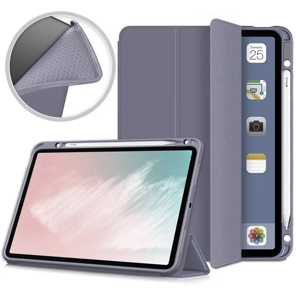 Чехол для планшета BeCover Direct Charge Pen Apple iPad Pro 12.9 2020/21/22 Purple (706593) - 1 Чехол для планшета BeCover Direct Charge Pen Apple iPad Pro 12.9 2020/21/22 Purple (706593) - 1