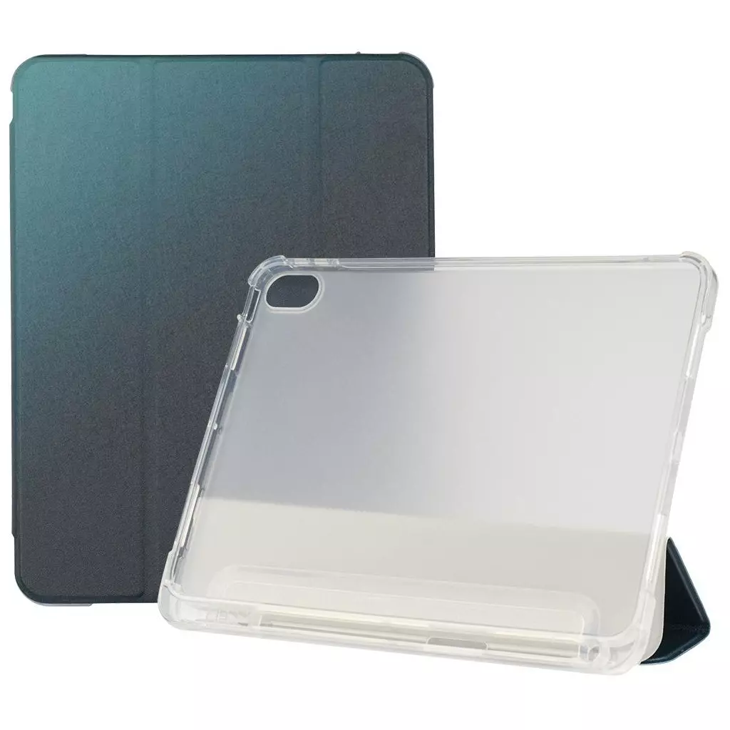 Чехол для планшета BeCover Gradient Soft TPU mount Apple Pencil iPad Air 10.9 2020/2021 Dark Green (706580) - 3 Чехол для планшета BeCover Gradient Soft TPU mount Apple Pencil iPad Air 10.9 2020/2021 Dark Green (706580) - 3