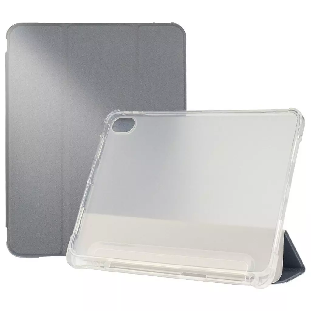 Чехол для планшета BeCover Gradient Soft TPU mount Apple Pencil iPad Air 10.9 2020/2021 Grey (706581) - 3 Чехол для планшета BeCover Gradient Soft TPU mount Apple Pencil iPad Air 10.9 2020/2021 Grey (706581) - 3