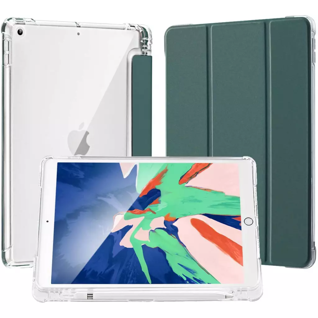 Чехол для планшета BeCover Soft Edge Apple iPad 10.2 2019/2020/2021 Dark Green (706596)
