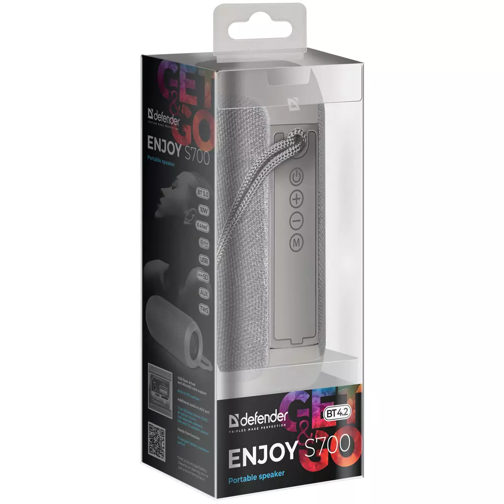 Акустическая система Defender Enjoy S700 Bluetooth Grey (65703) - 3 Акустическая система Defender Enjoy S700 Bluetooth Grey (65703) - 3