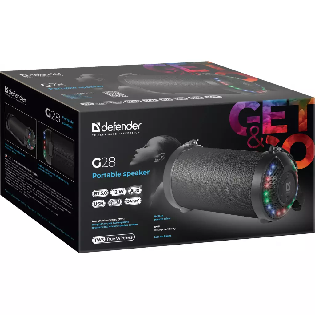 Акустическая система Defender G28 Bluetooth Black (65128) - 6 Акустическая система Defender G28 Bluetooth Black (65128) - 6