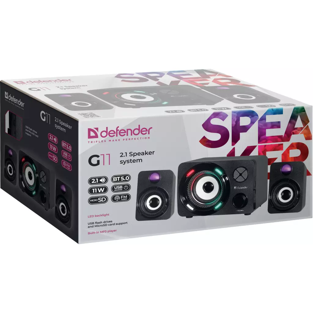 Акустическая система Defender G11 Black (65011) - 4 Акустическая система Defender G11 Black (65011) - 4
