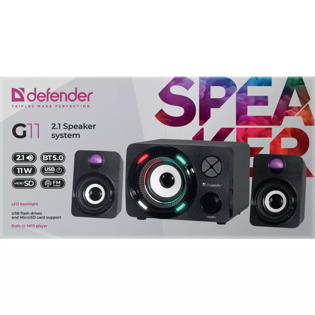 Акустическая система Defender G11 Black (65011) - 5 Акустическая система Defender G11 Black (65011) - 5