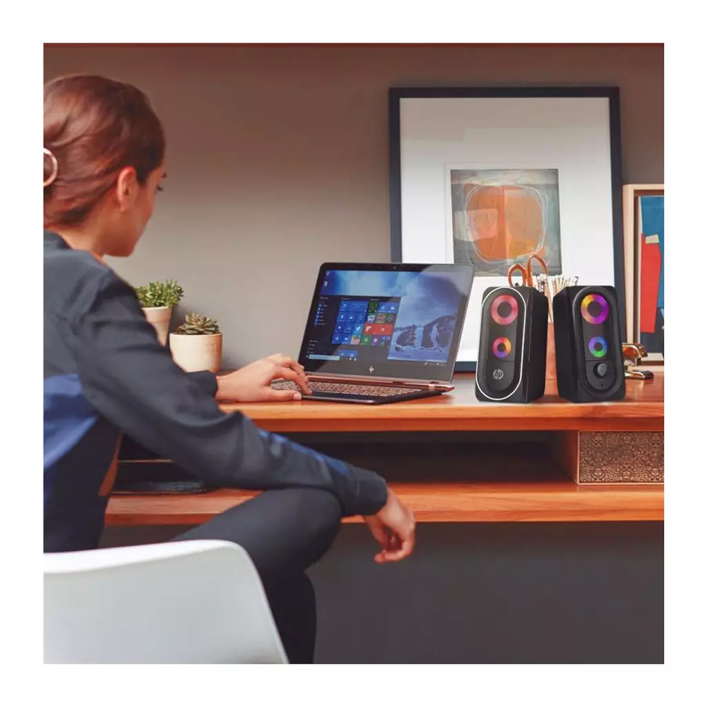 Акустическая система HP DHE-6001 LED RGB Black (DHE-6001) - 5