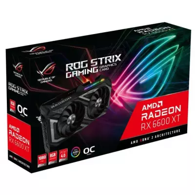 Видеокарта ASUS Radeon RX 6600 XT 8Gb ROG STRIX OC GAMING (ROG-STRIX-RX6600XT-O8G-GAMING) - 10 Видеокарта ASUS Radeon RX 6600 XT 8Gb ROG STRIX OC GAMING (ROG-STRIX-RX6600XT-O8G-GAMING) - 10