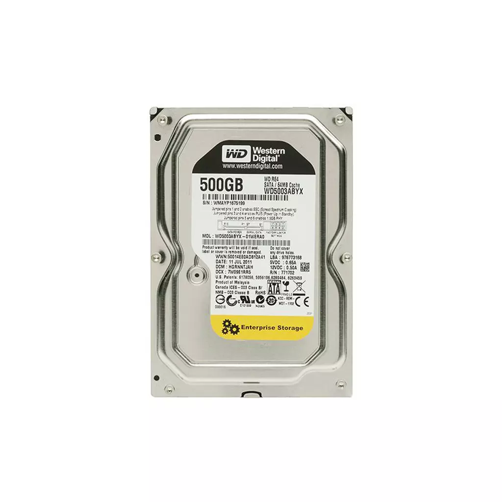Жесткий диск 3.5"  500Gb WD (# WD5003ABYX-FR #)