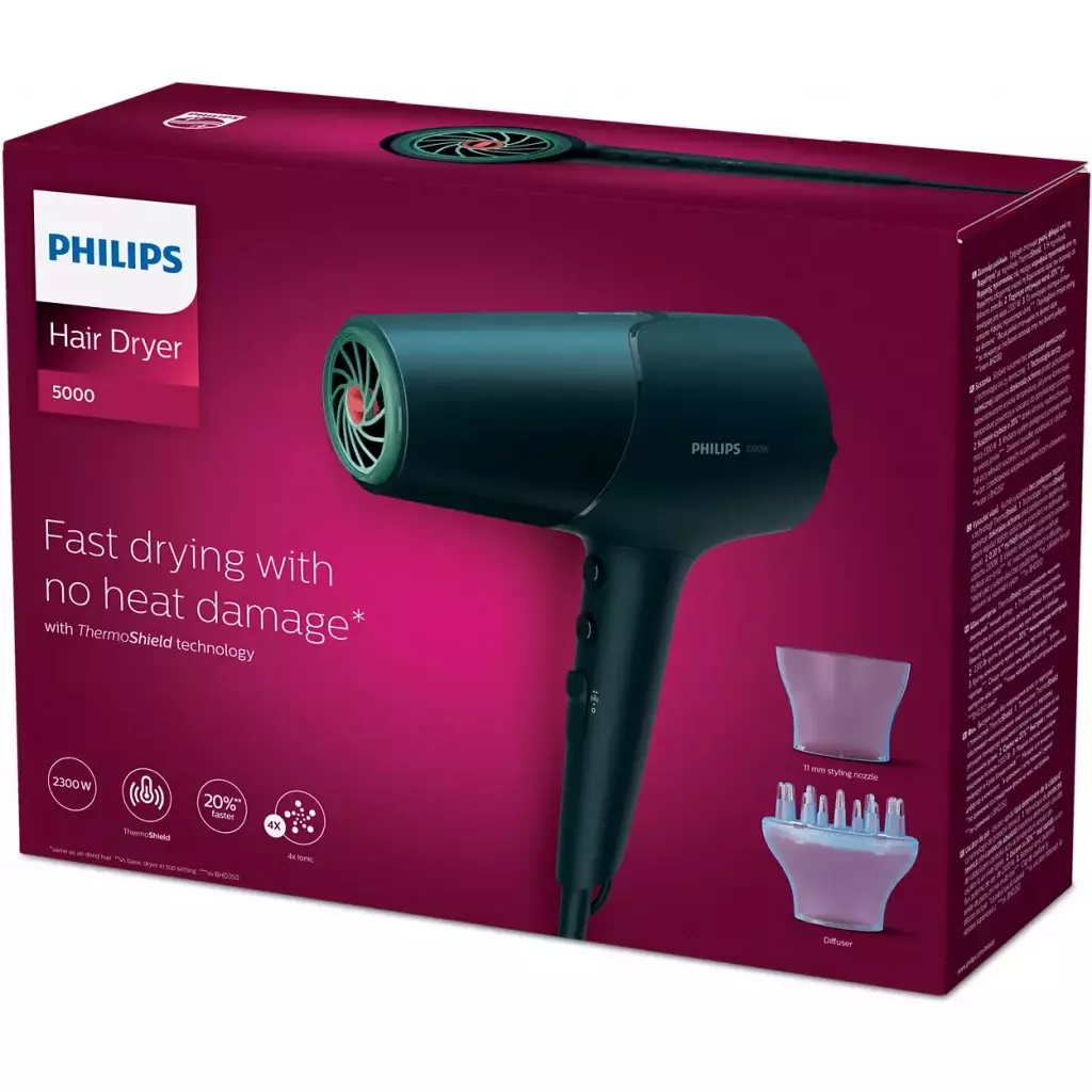Фен Philips BHD512/00 - 3 Фен Philips BHD512/00 - 3