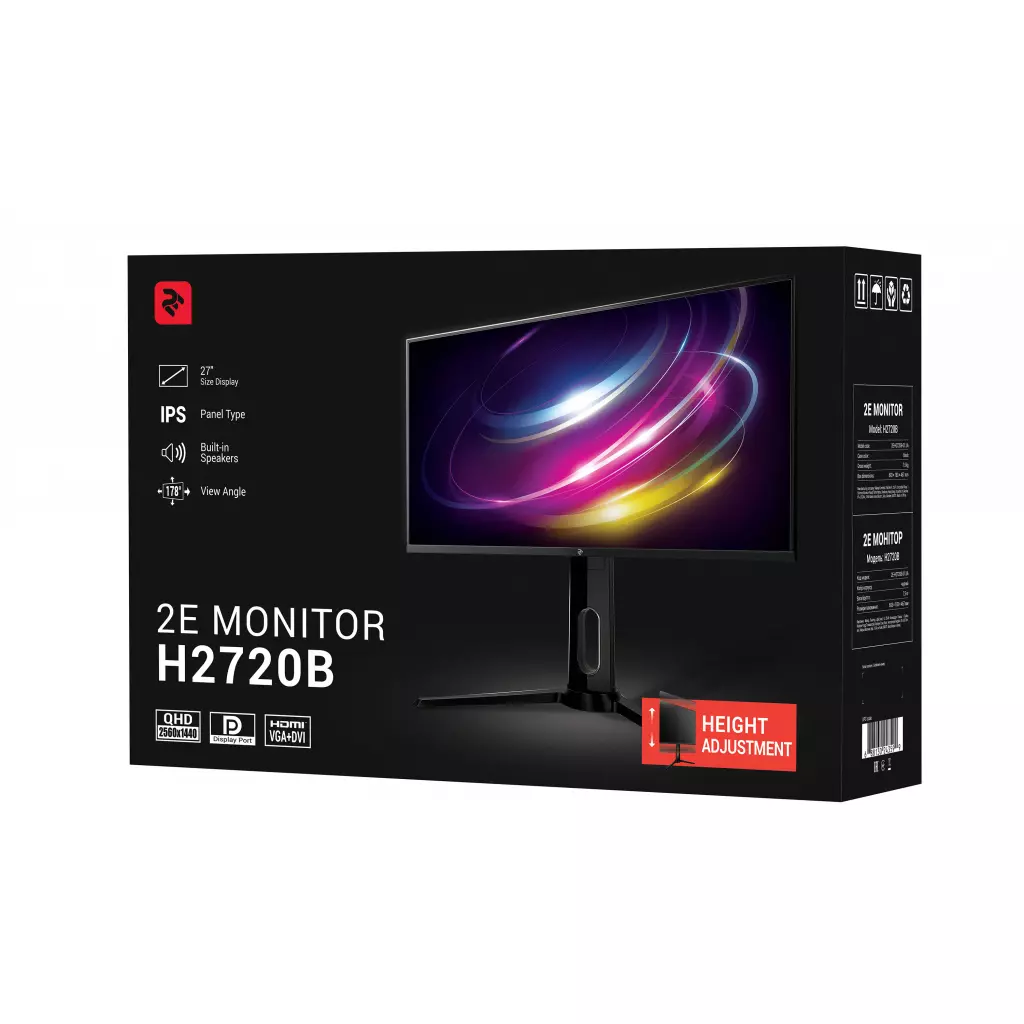 Монитор 2E H2720B (2E-H2720B-01.UA) - 1 Монитор 2E H2720B (2E-H2720B-01.UA) - 1