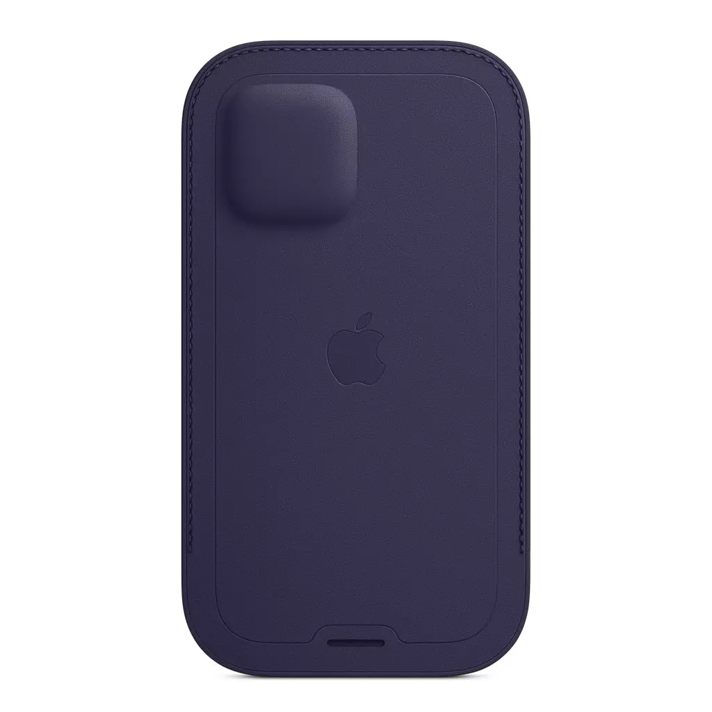 Чехол для моб. телефона Apple iPhone 12 | 12 Pro Leather Sleeve with MagSafe - Deep Violet (MK0A3ZE/A) - 1 Чехол для моб. телефона Apple iPhone 12 | 12 Pro Leather Sleeve with MagSafe - Deep Violet (MK0A3ZE/A) - 1