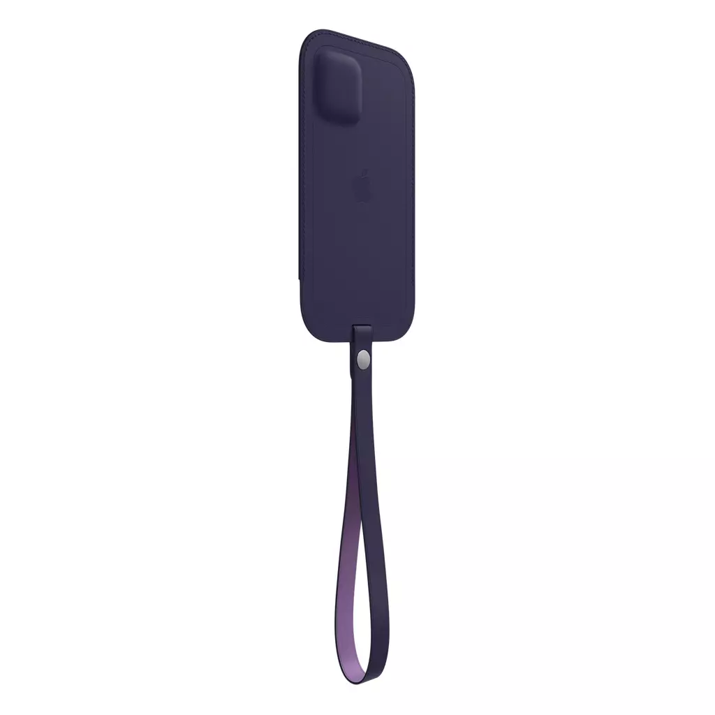 Чехол для моб. телефона Apple iPhone 12 | 12 Pro Leather Sleeve with MagSafe - Deep Violet (MK0A3ZE/A) - 3 Чехол для моб. телефона Apple iPhone 12 | 12 Pro Leather Sleeve with MagSafe - Deep Violet (MK0A3ZE/A) - 3