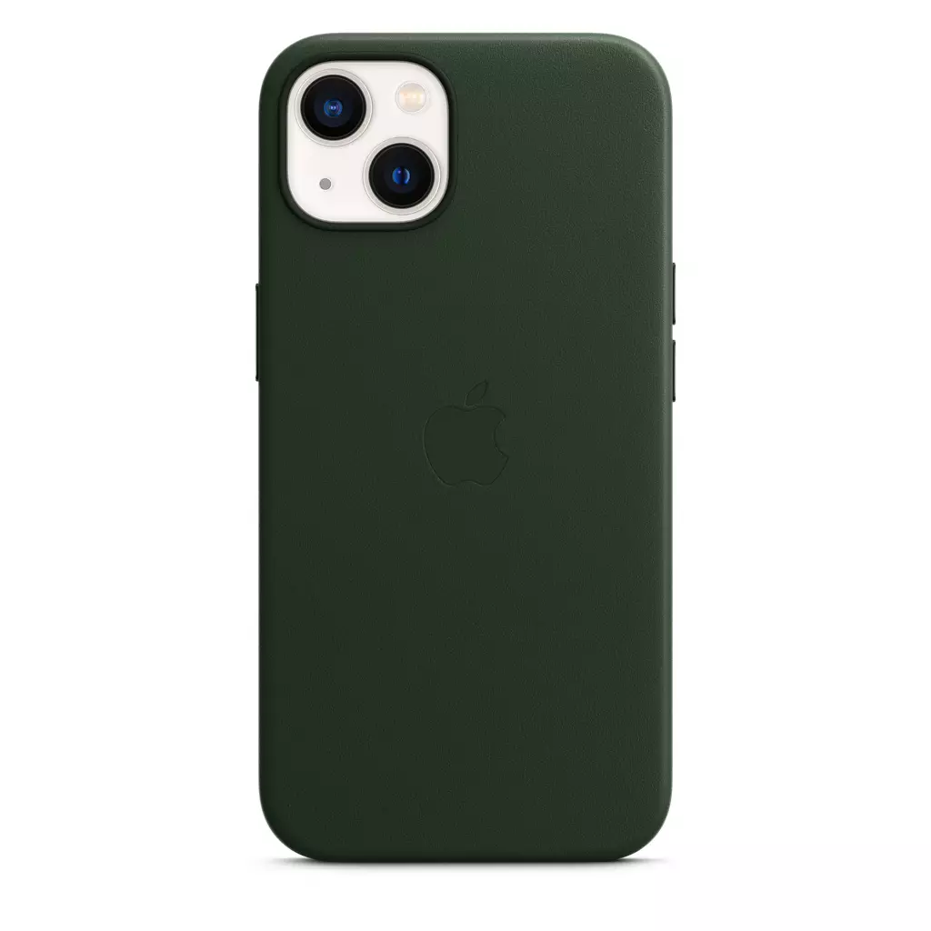 Чехол для моб. телефона Apple iPhone 13 Leather Case with MagSafe - Sequoia Green, Model A (MM173ZE/A)