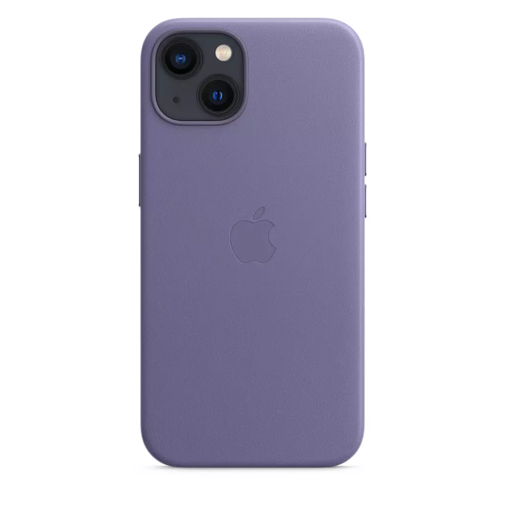 Чехол для моб. телефона Apple iPhone 13 Leather Case with MagSafe - Wisteria, Model A2702 (MM163ZE/A) - 1 Чехол для моб. телефона Apple iPhone 13 Leather Case with MagSafe - Wisteria, Model A2702 (MM163ZE/A) - 1