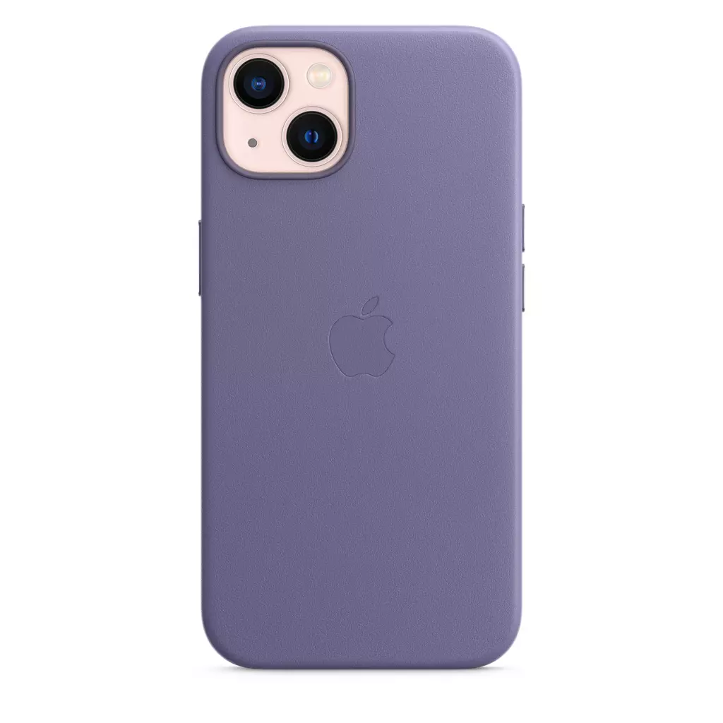Чехол для моб. телефона Apple iPhone 13 Leather Case with MagSafe - Wisteria, Model A2702 (MM163ZE/A) - 3 Чехол для моб. телефона Apple iPhone 13 Leather Case with MagSafe - Wisteria, Model A2702 (MM163ZE/A) - 3