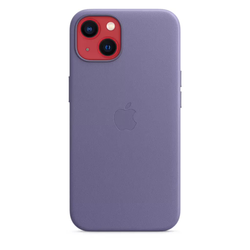 Чехол для моб. телефона Apple iPhone 13 Leather Case with MagSafe - Wisteria, Model A2702 (MM163ZE/A) - 4 Чехол для моб. телефона Apple iPhone 13 Leather Case with MagSafe - Wisteria, Model A2702 (MM163ZE/A) - 4