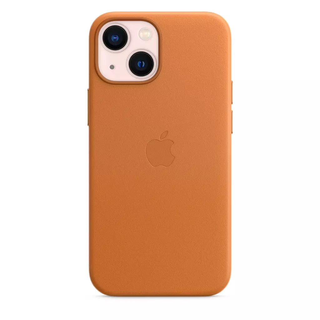 Чехол для моб. телефона Apple iPhone 13 mini Leather Case with MagSafe - Golden Brown, Mod (MM0D3ZE/A) - 3 Чехол для моб. телефона Apple iPhone 13 mini Leather Case with MagSafe - Golden Brown, Mod (MM0D3ZE/A) - 3