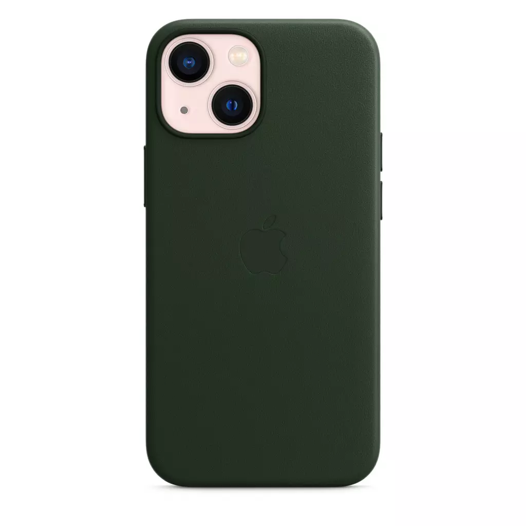 Чехол для моб. телефона Apple iPhone 13 mini Leather Case with MagSafe - Sequoia Green, Mo (MM0J3ZE/A) - 3