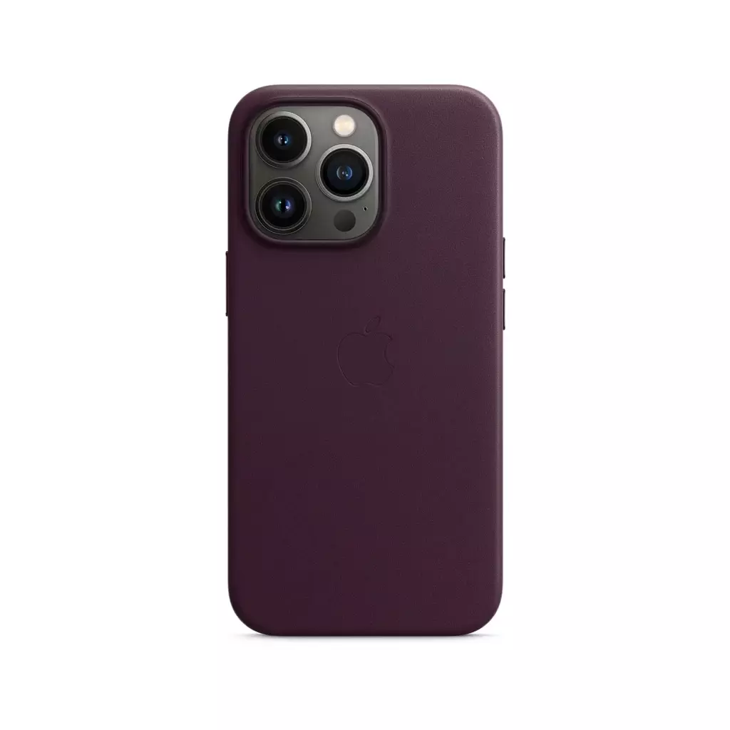 Чехол для моб. телефона Apple iPhone 13 Pro Leather Case with MagSafe - Dark Cherry, Model (MM1A3ZE/A)