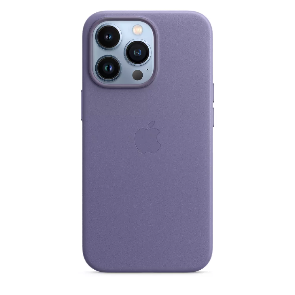 Чехол для моб. телефона Apple iPhone 13 Pro Leather Case with MagSafe - Wisteria, Model A2 (MM1F3ZE/A) - 3 Чехол для моб. телефона Apple iPhone 13 Pro Leather Case with MagSafe - Wisteria, Model A2 (MM1F3ZE/A) - 3
