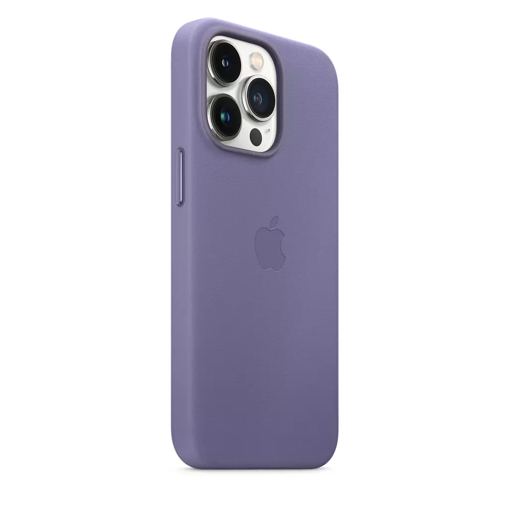 Чехол для моб. телефона Apple iPhone 13 Pro Leather Case with MagSafe - Wisteria, Model A2 (MM1F3ZE/A) - 5 Чехол для моб. телефона Apple iPhone 13 Pro Leather Case with MagSafe - Wisteria, Model A2 (MM1F3ZE/A) - 5