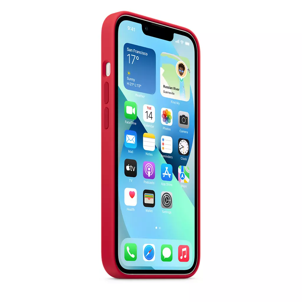Чехол для моб. телефона Apple iPhone 13 Silicone Case with MagSafe (PRODUCT)RED, Model A2 (MM2C3ZE/A) - 5 Чехол для моб. телефона Apple iPhone 13 Silicone Case with MagSafe (PRODUCT)RED, Model A2 (MM2C3ZE/A) - 5