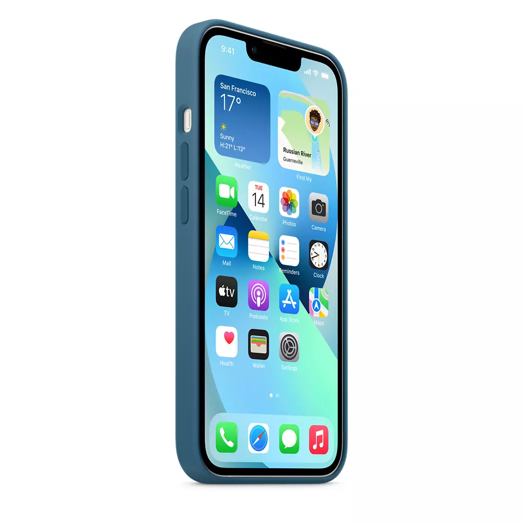 Чехол для моб. телефона Apple iPhone 13 Silicone Case with MagSafe Blue Jay, Model A2706 (MM273ZE/A) - 5 Чехол для моб. телефона Apple iPhone 13 Silicone Case with MagSafe Blue Jay, Model A2706 (MM273ZE/A) - 5