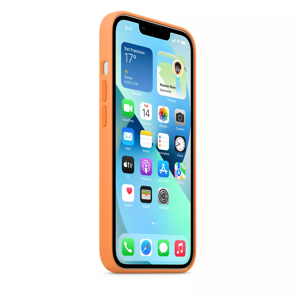 Чехол для моб. телефона Apple iPhone 13 Silicone Case with MagSafe Marigold, Model A2706 (MM243ZE/A) - 5 Чехол для моб. телефона Apple iPhone 13 Silicone Case with MagSafe Marigold, Model A2706 (MM243ZE/A) - 5