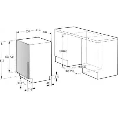 Посудомоечная машина Gorenje GV520E10 - 4 Посудомоечная машина Gorenje GV520E10 - 4